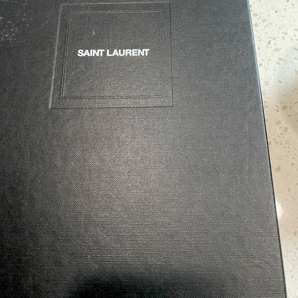 Authentic SAINT LAURENT's 'Uptown' shoulder bag (black), gold chain, brand new.